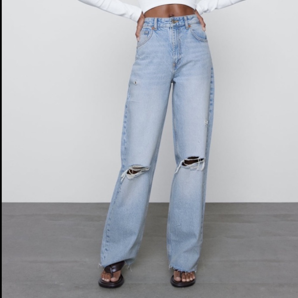 ZARA WIDE-LEG JEANS